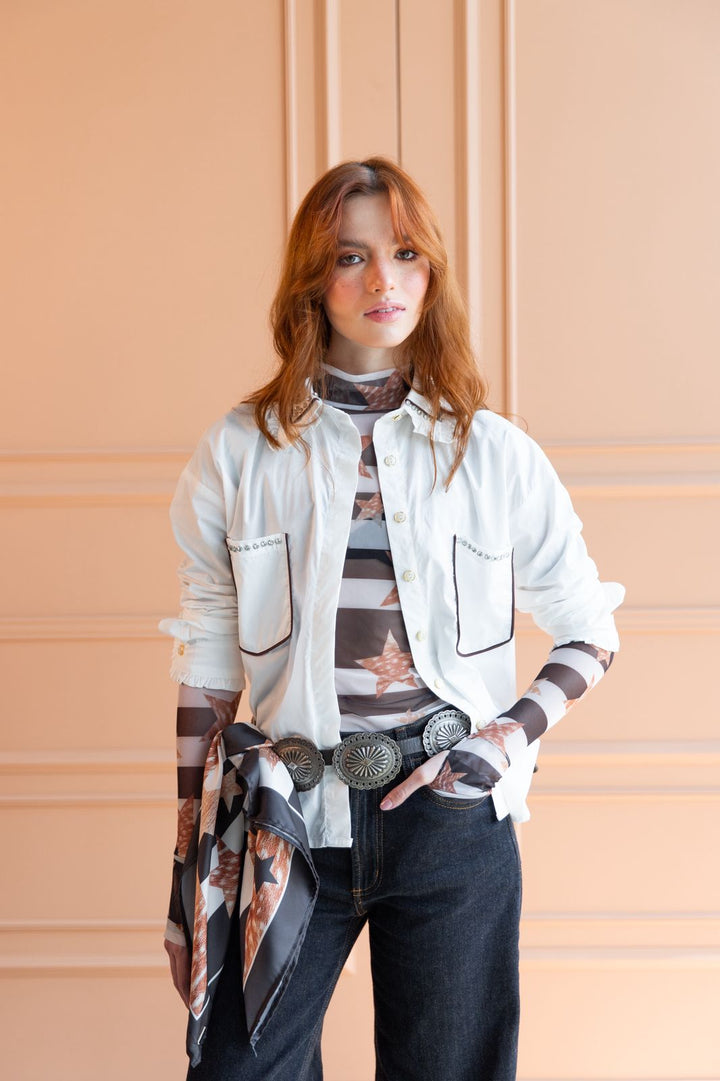 Camisa Princess Ivory