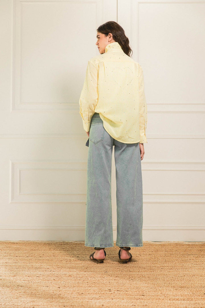Camisa Shiny Heart Butter - Flow