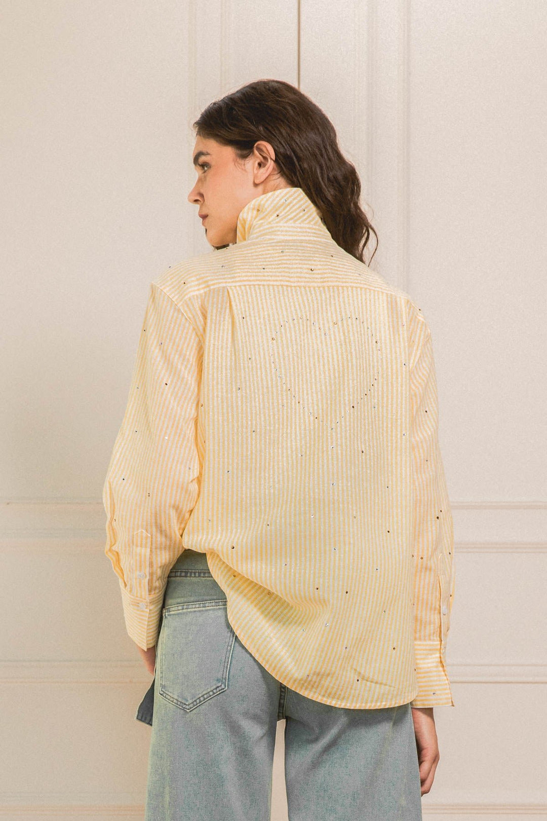 Camisa Shiny Heart Butter - Flow