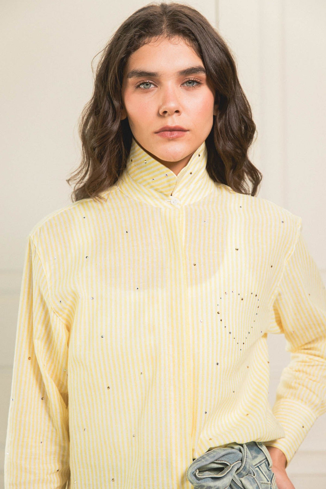 Camisa Shiny Heart Butter - Flow