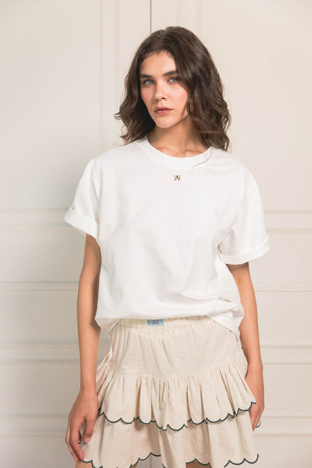 Camiseta Go With The Flow Camel - Flow