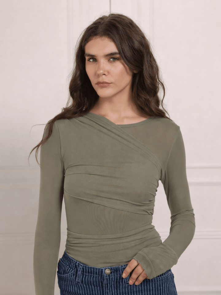Camiseta Mesh Prana Verde - Flow