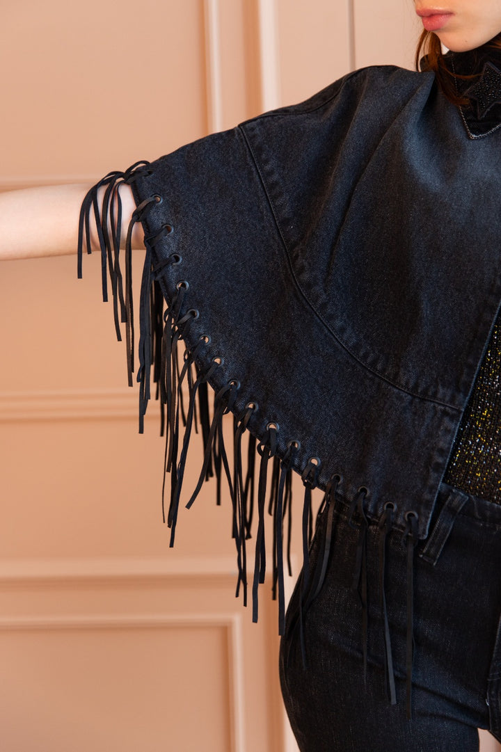 Capa Velvet Denim Leia