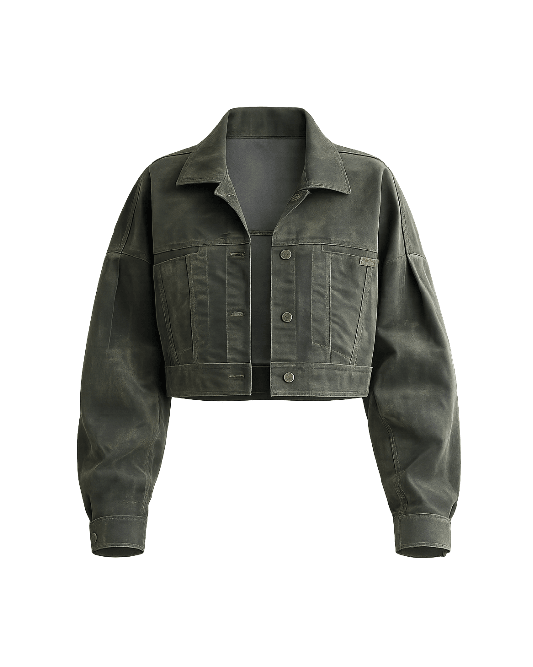 Chaqueta Balloon Velvet Military - Flow