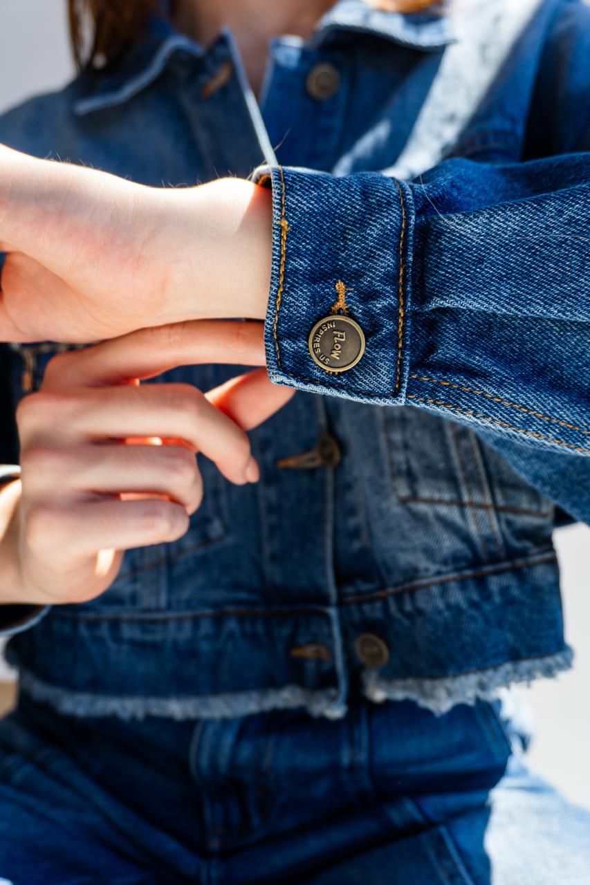 Chaqueta Barrel Denim