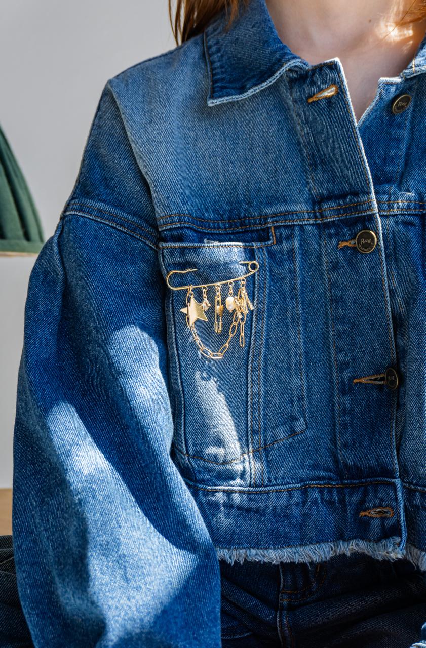 Chaqueta Barrel Denim