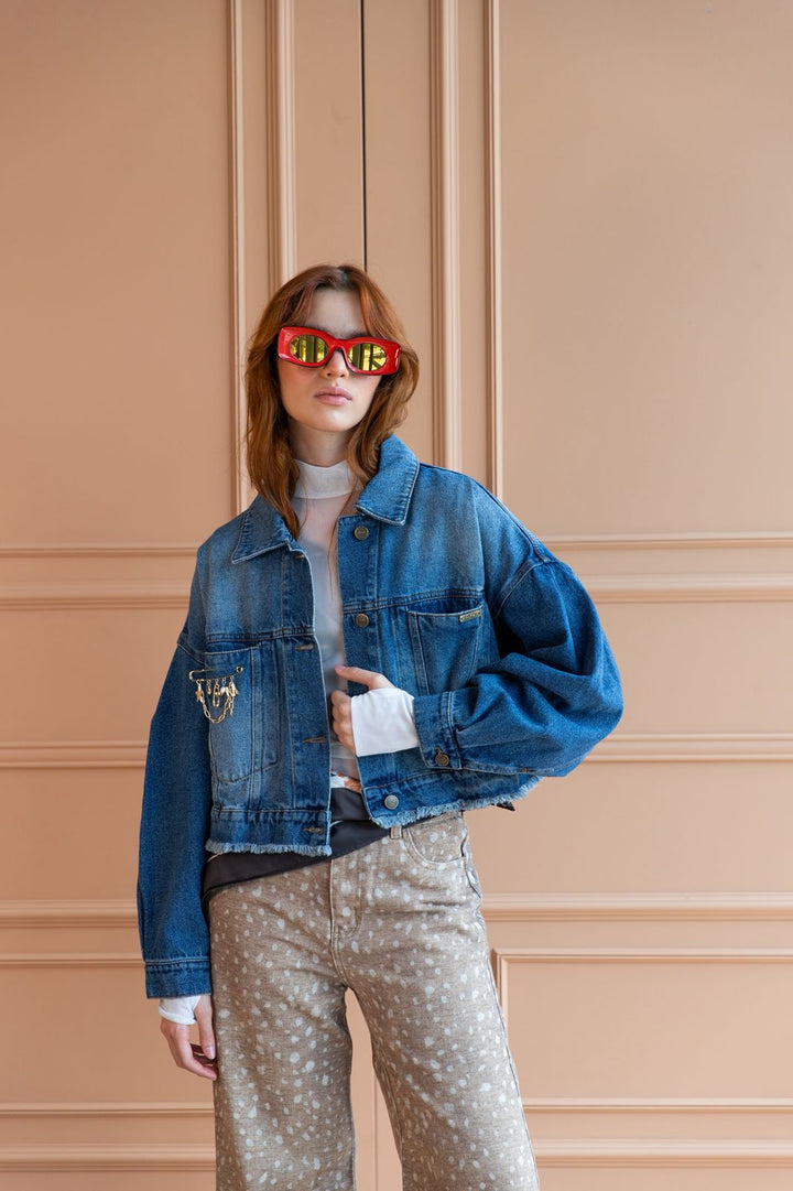 Chaqueta Barrel Denim
