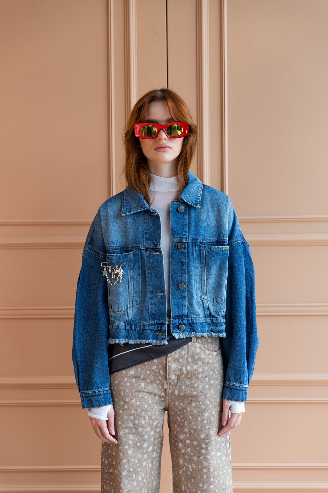 Chaqueta Barrel Denim
