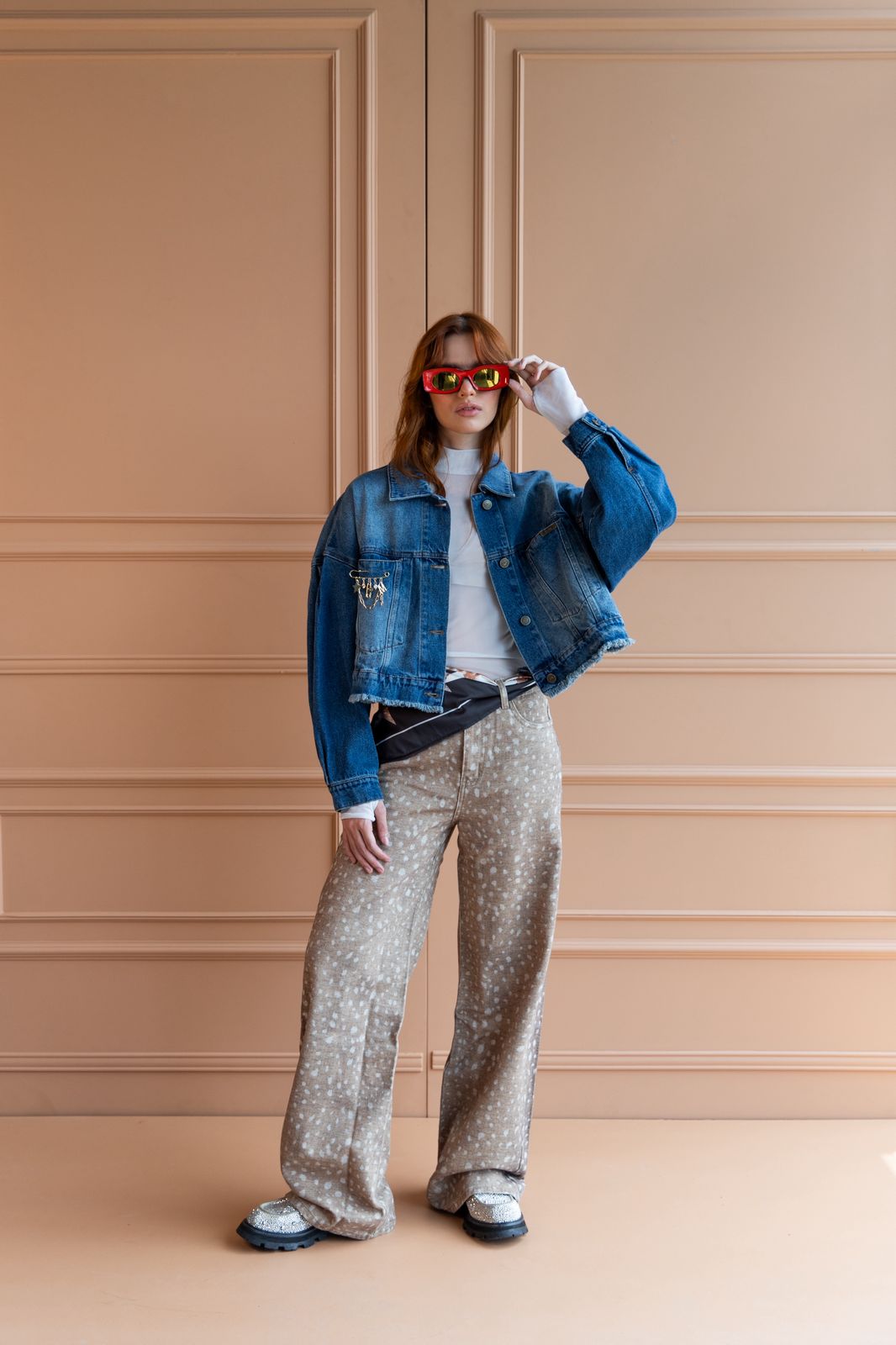 Chaqueta Barrel Denim