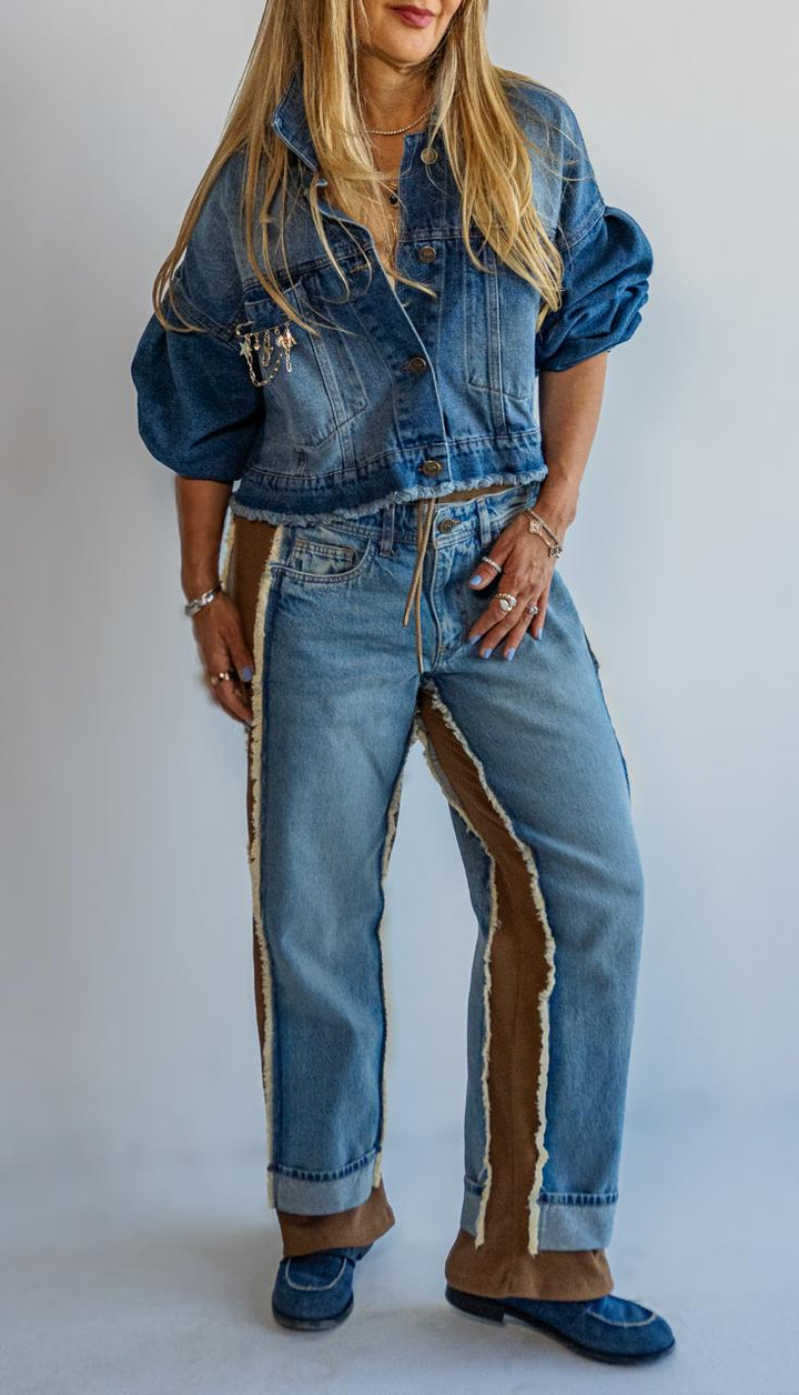 Pantalón Denim Jogger