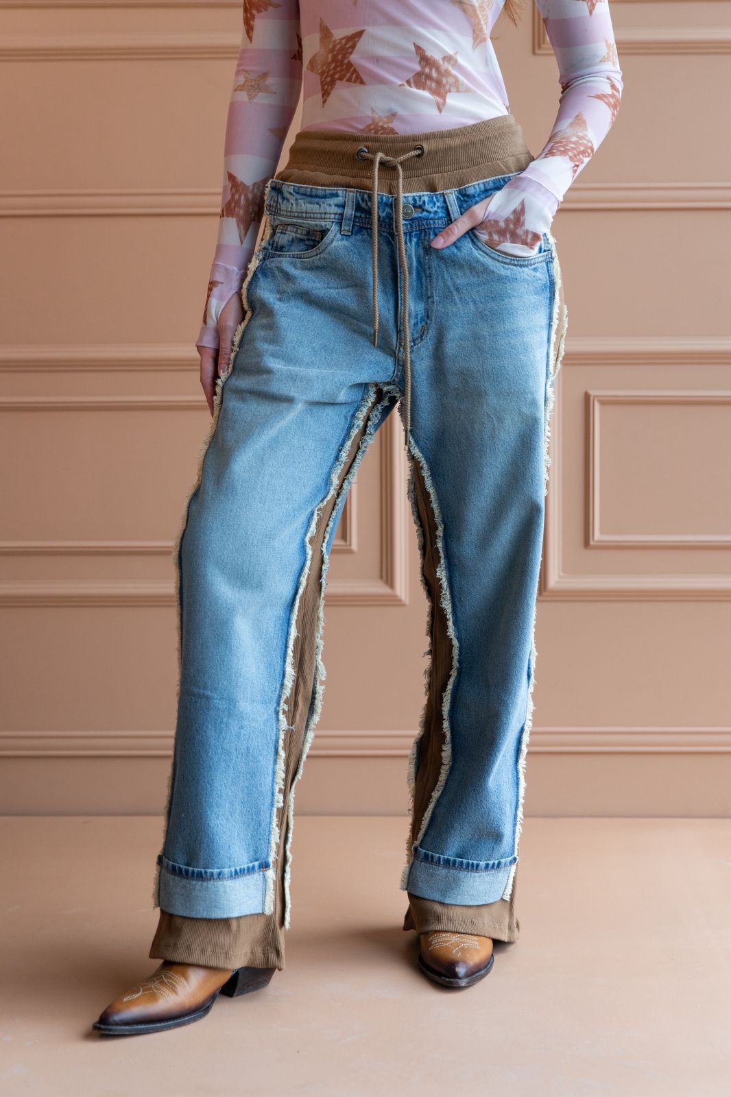 Pantalón Denim Jogger