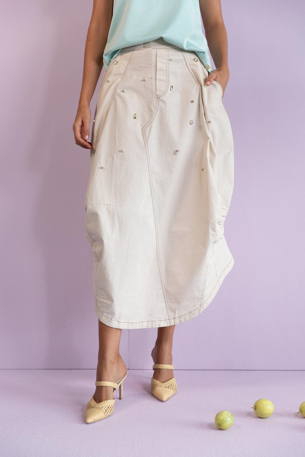 Falda Breeze Gems Ivory - Flow