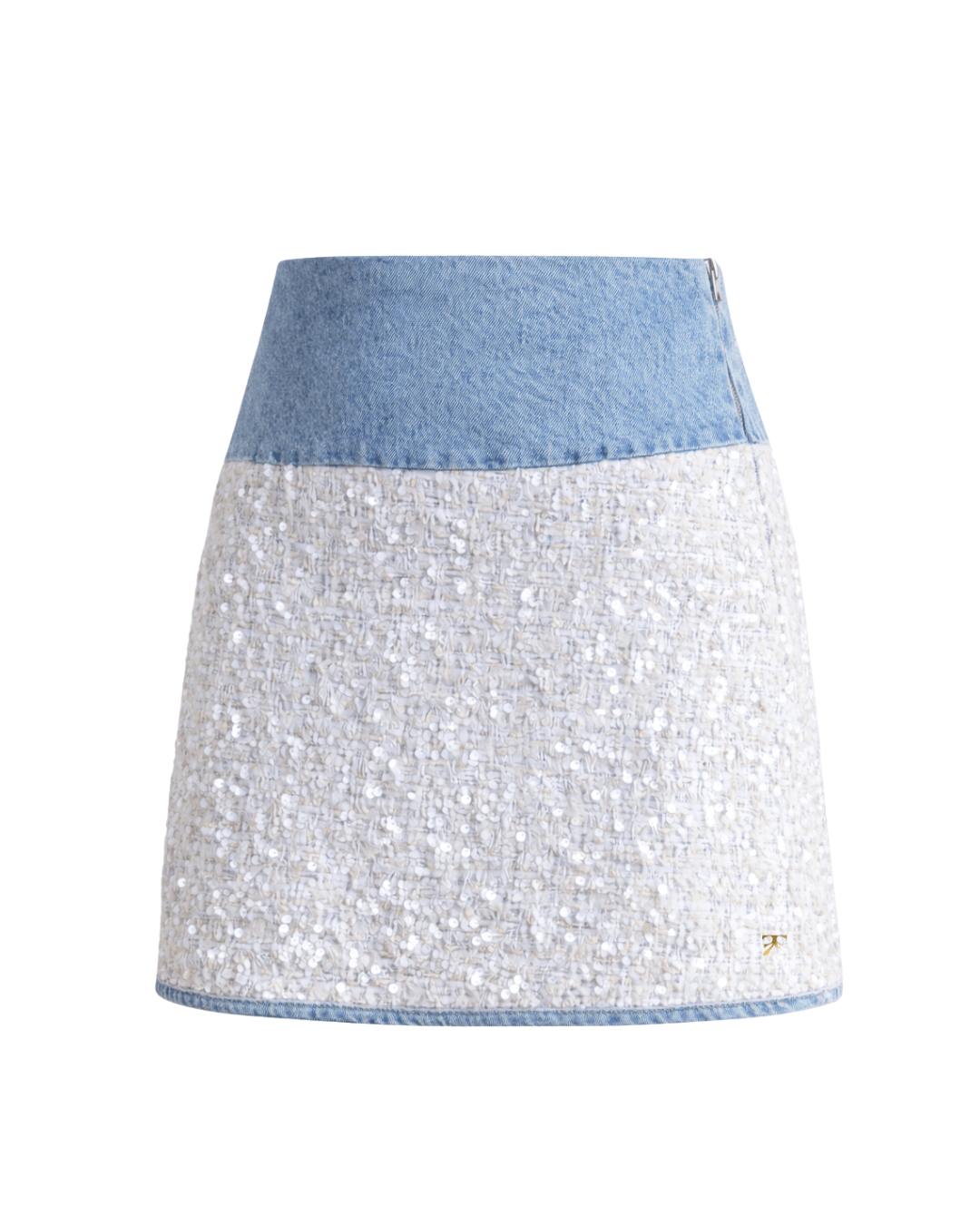 Falda Shiny Tweed - Flow