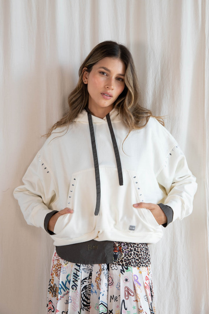 Iconic Hoodie Ivory