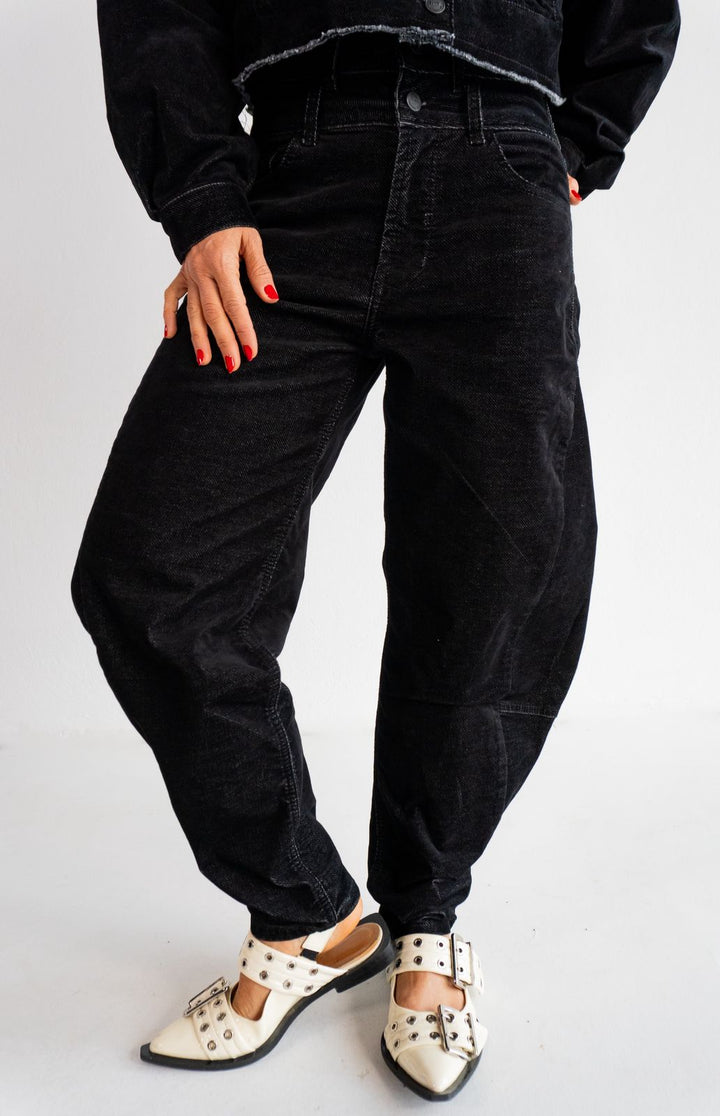 Jean Balloon Velvet Ivory