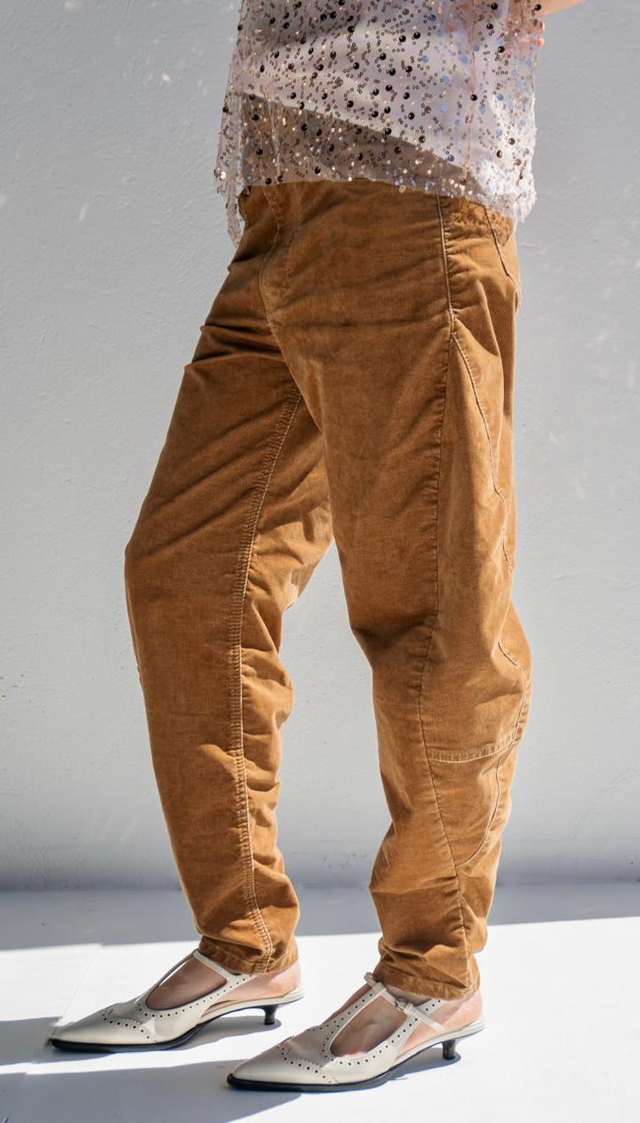Jean Balloon Velvet Ivory