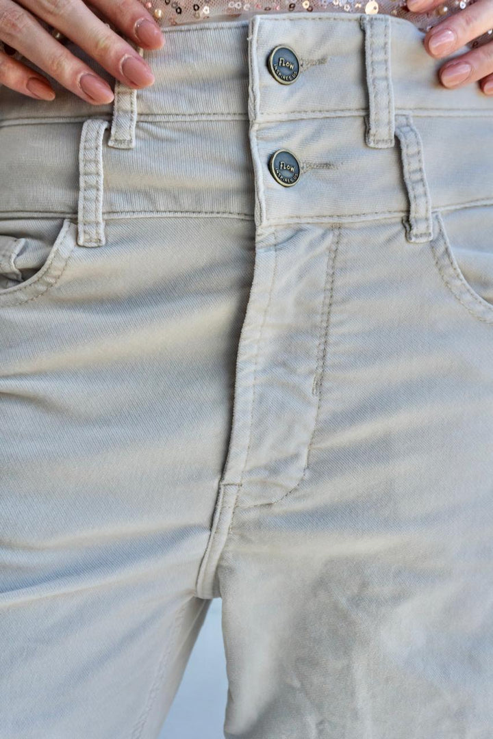 Jean Balloon Velvet Ivory