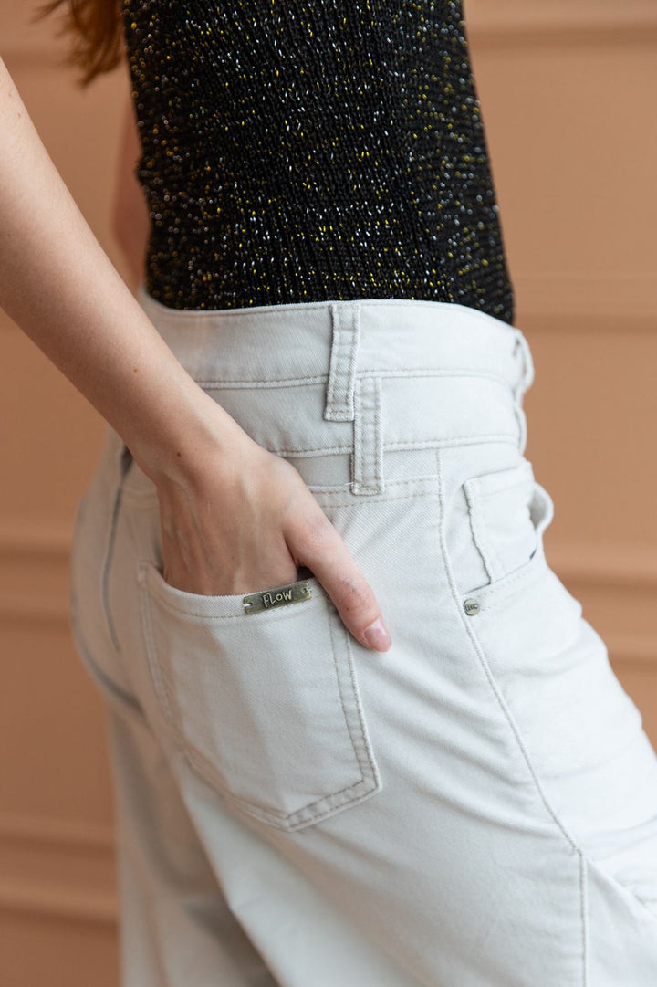 Jean Balloon Velvet Ivory