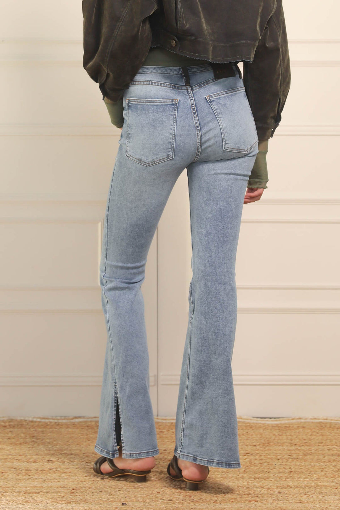 Jean Leia Velvet Military - Flow
