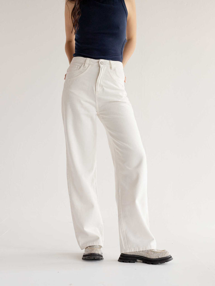 Jean Pockets Off White