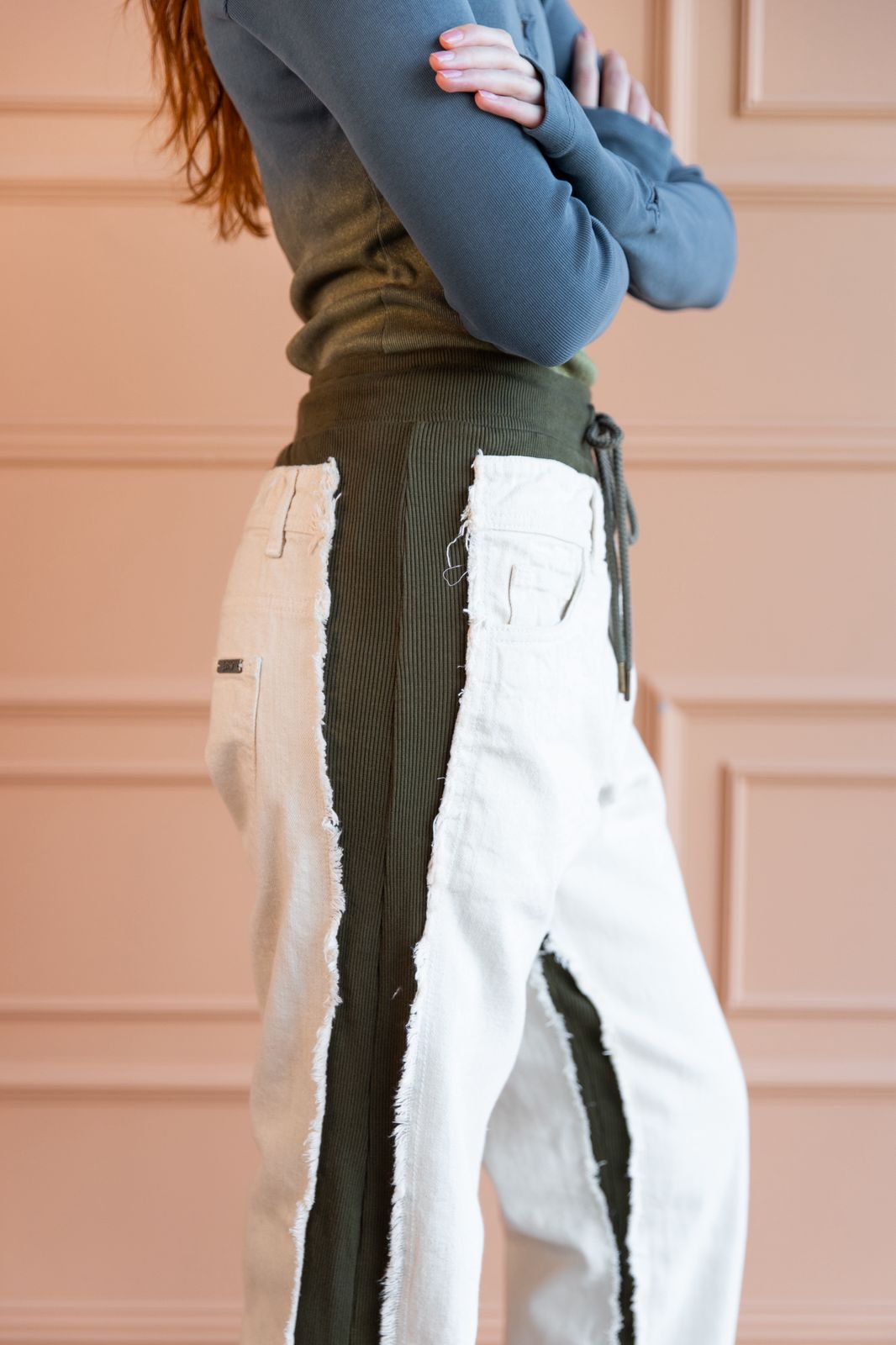 Pantalón Denim Jogger Military