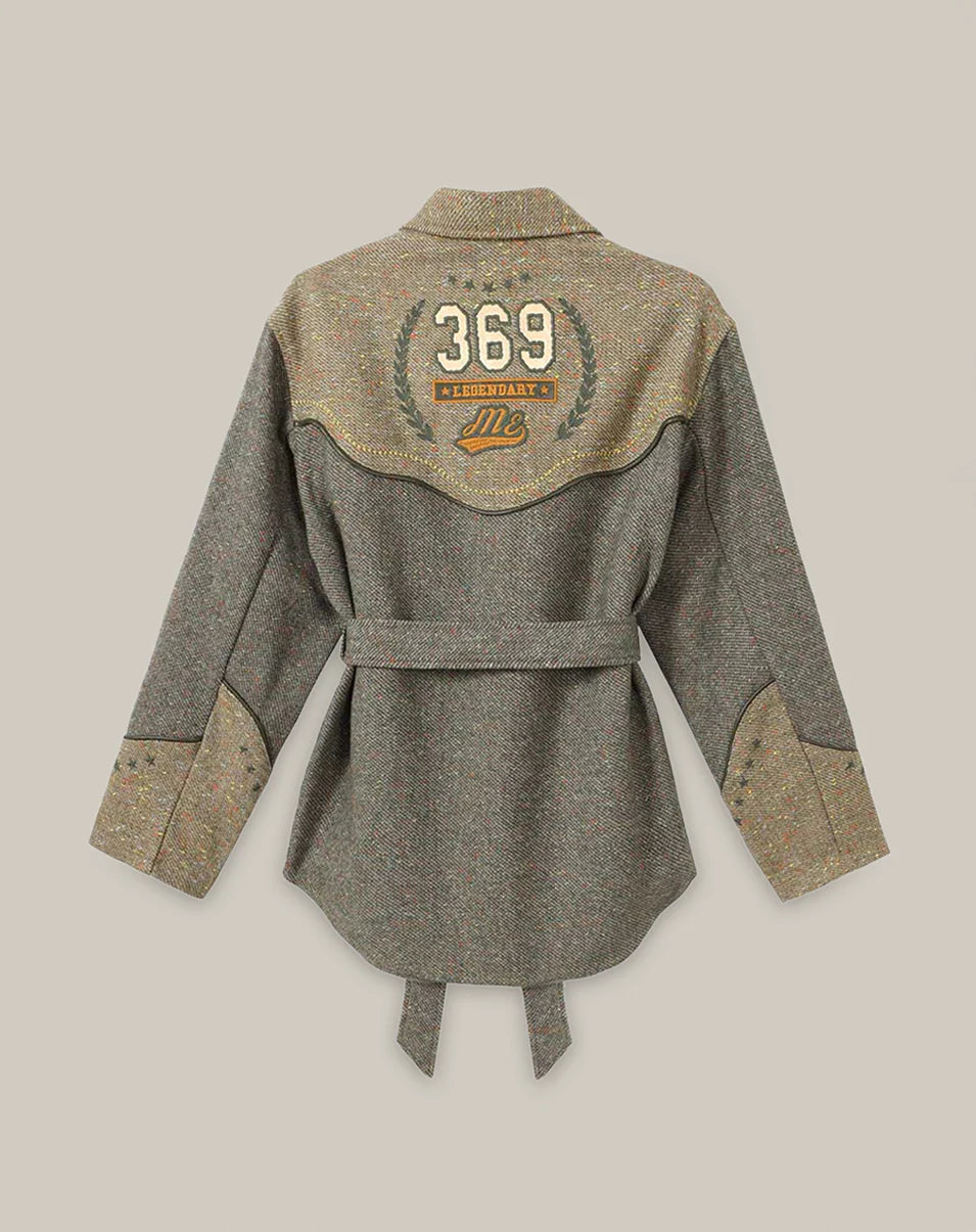Kiara Belted Olive Jacket