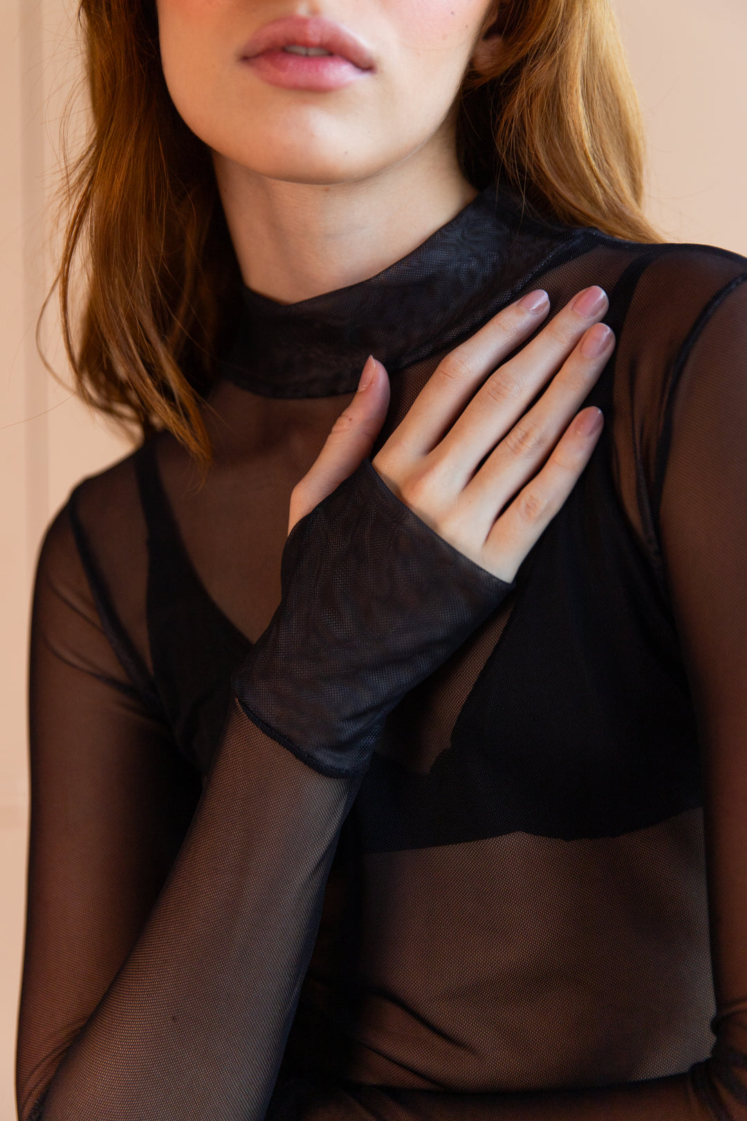 Top Mesh Black