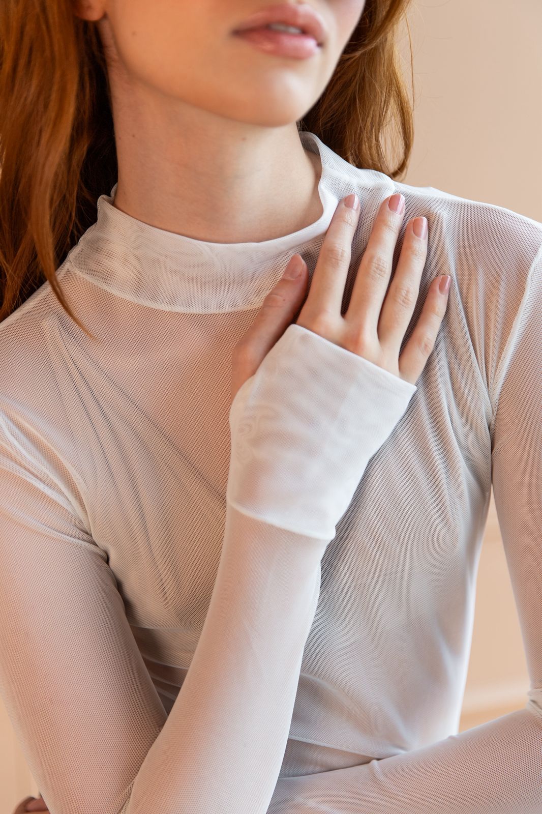 Top Mesh Ivory