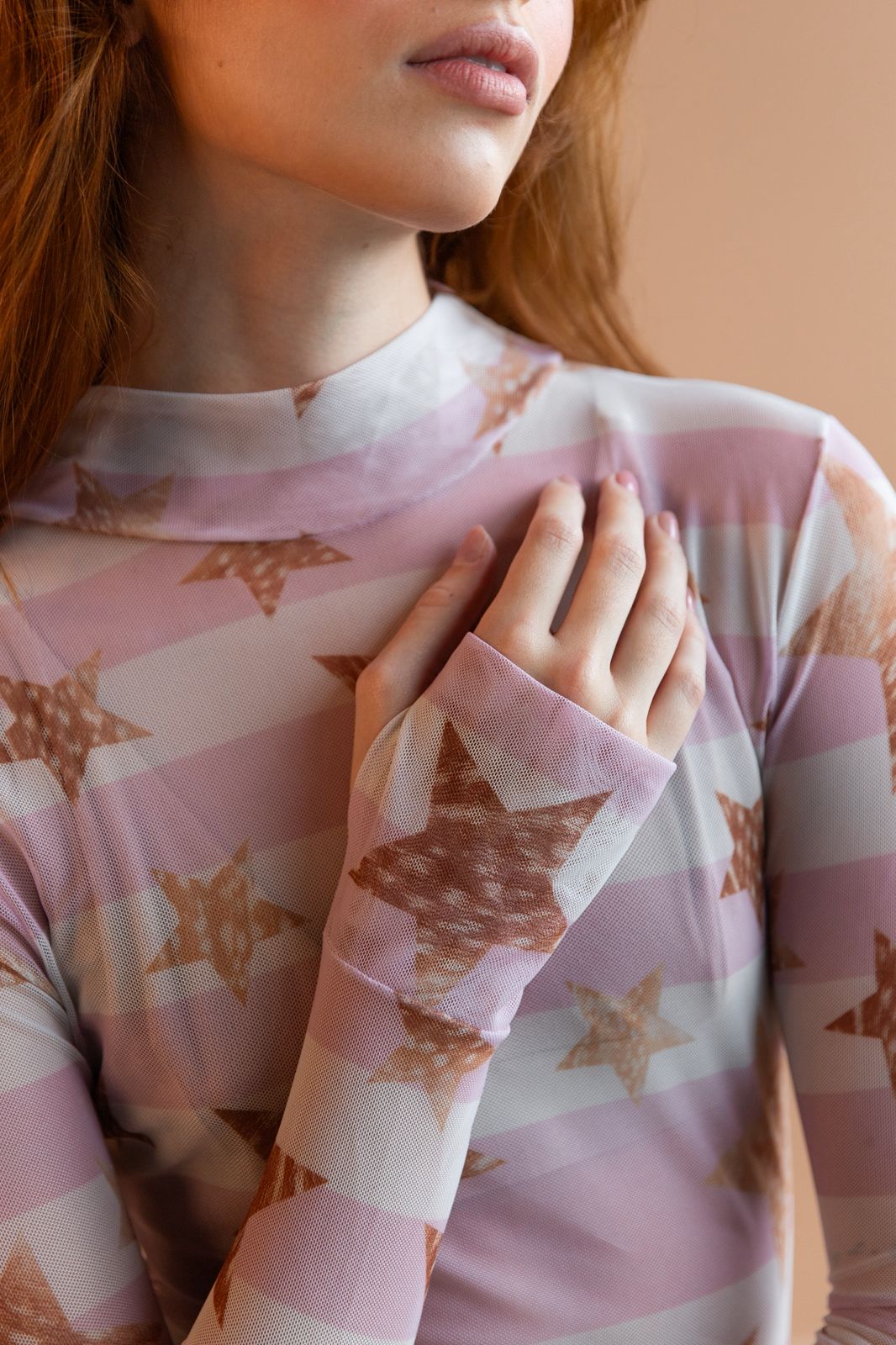 Top Mesh Sky Bubblegum