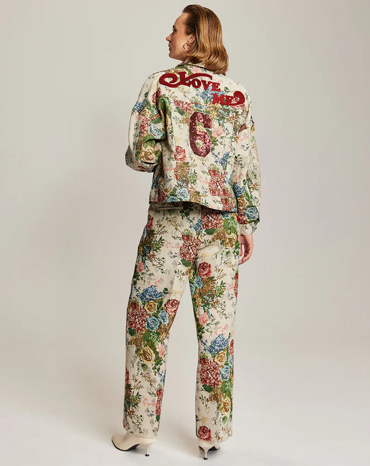 Noelle Jacquard Jacket Rose Red