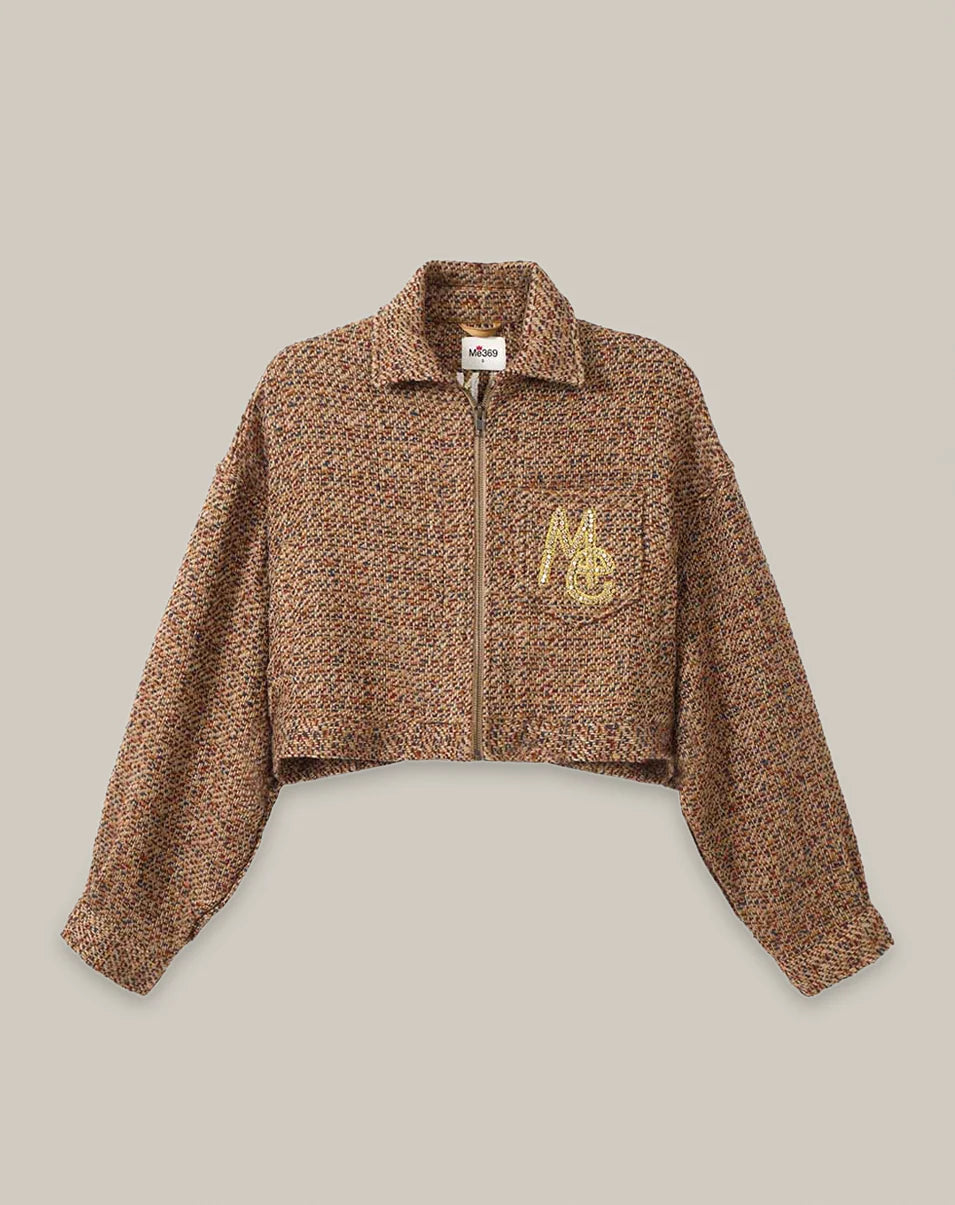 Norah Cropped Blouson Cinnamon
