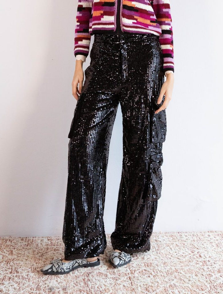 Pantalón Cargo Negro