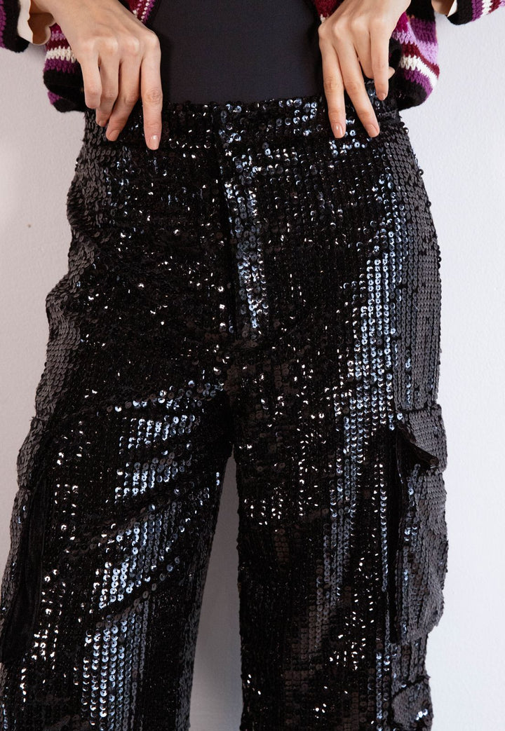 Pantalón Cargo Negro