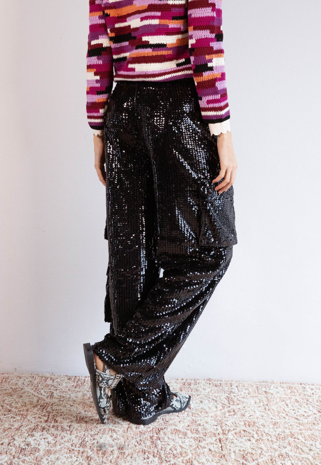 Pantalón Cargo Negro