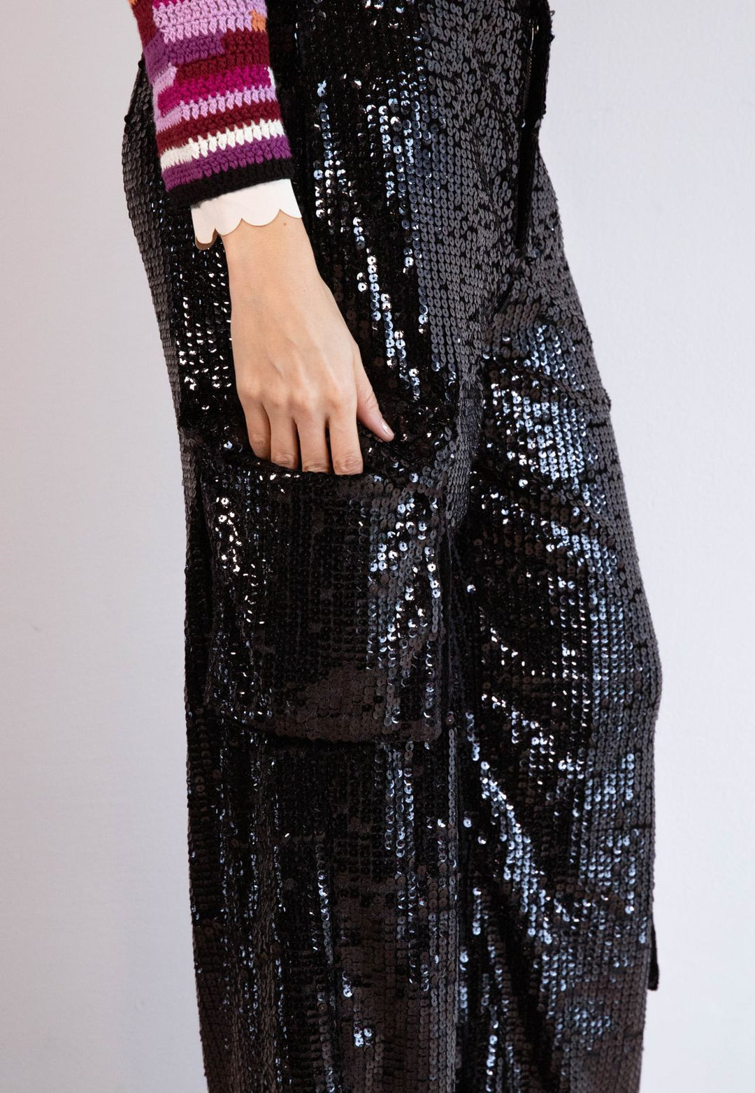 Pantalón Cargo Negro