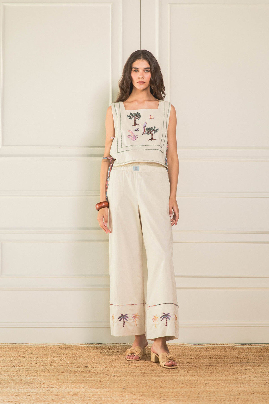 Pantalón Greenhouse Ivory - Flow