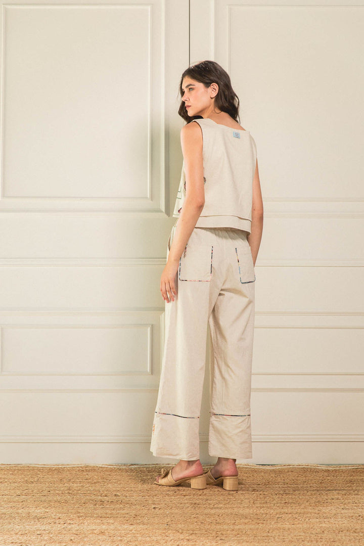 Pantalón Greenhouse Ivory - Flow