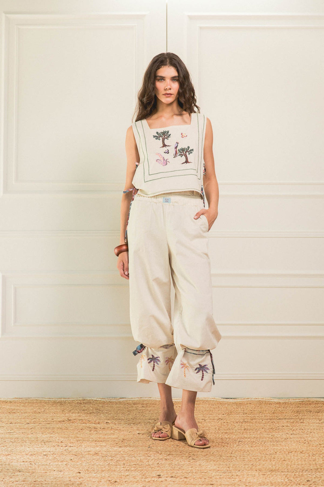 Pantalón Greenhouse Ivory - Flow