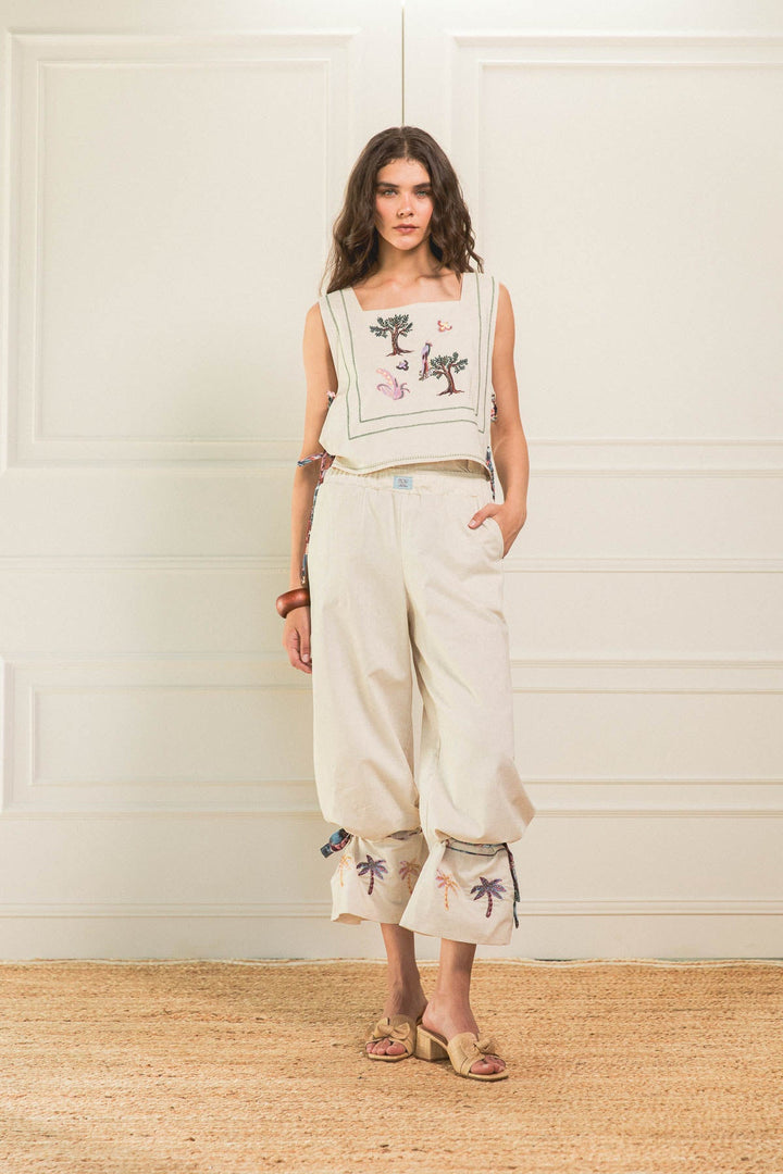 Pantalón Greenhouse Ivory - Flow