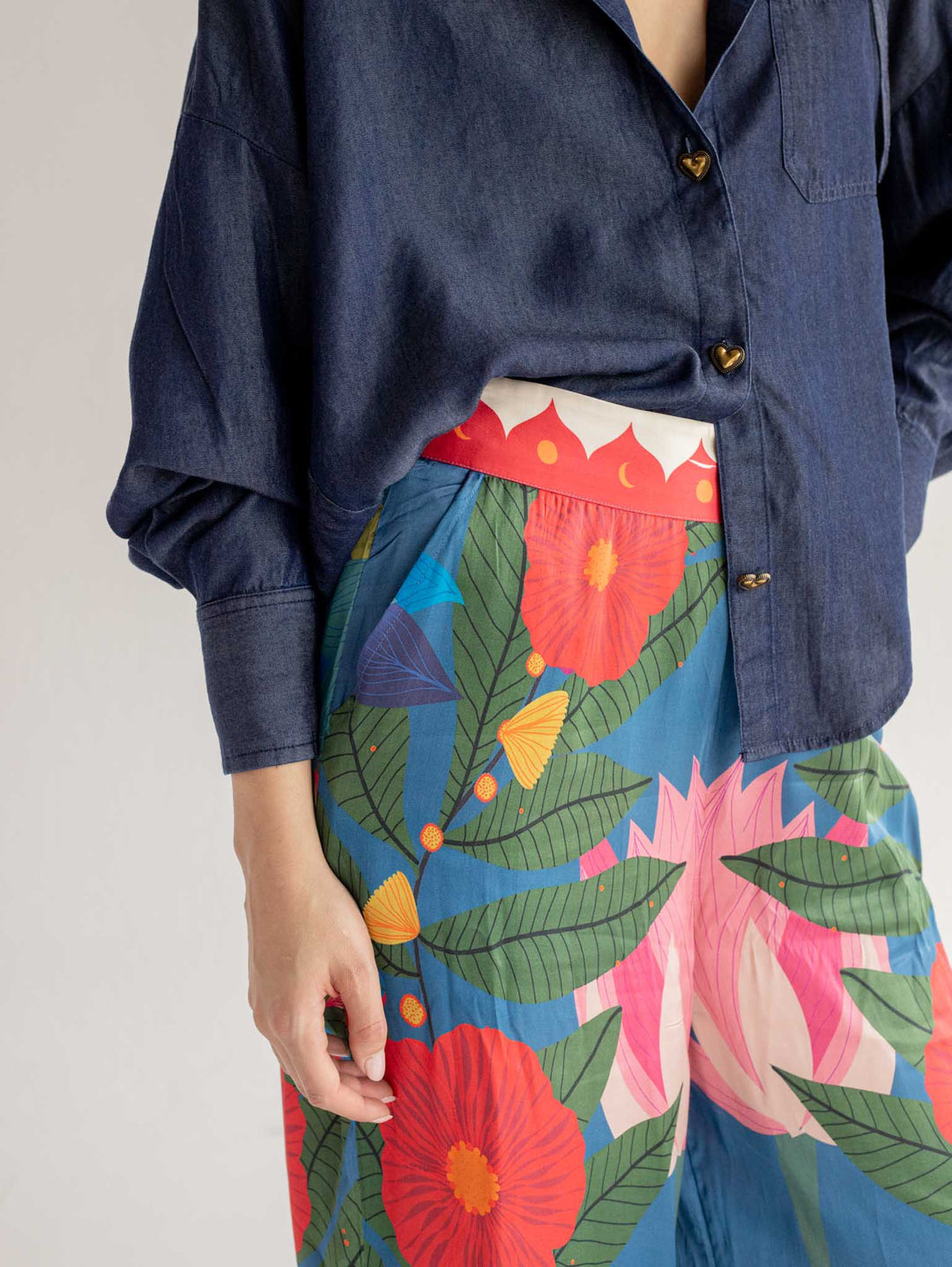 Pantalón Palazzo Peacock Hasam