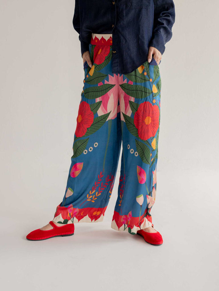 Pantalón Palazzo Peacock Hasam