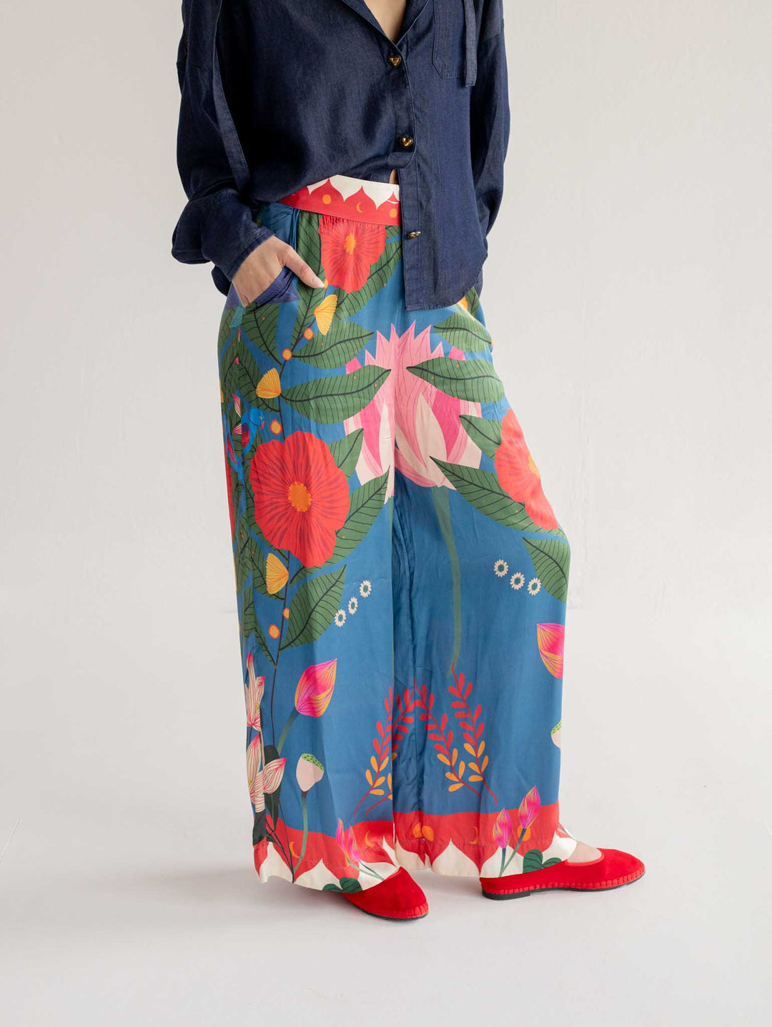 Pantalón Palazzo Peacock Hasam