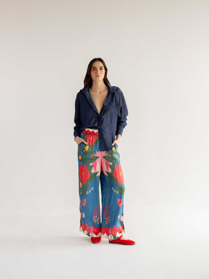 Pantalón Palazzo Peacock Hasam