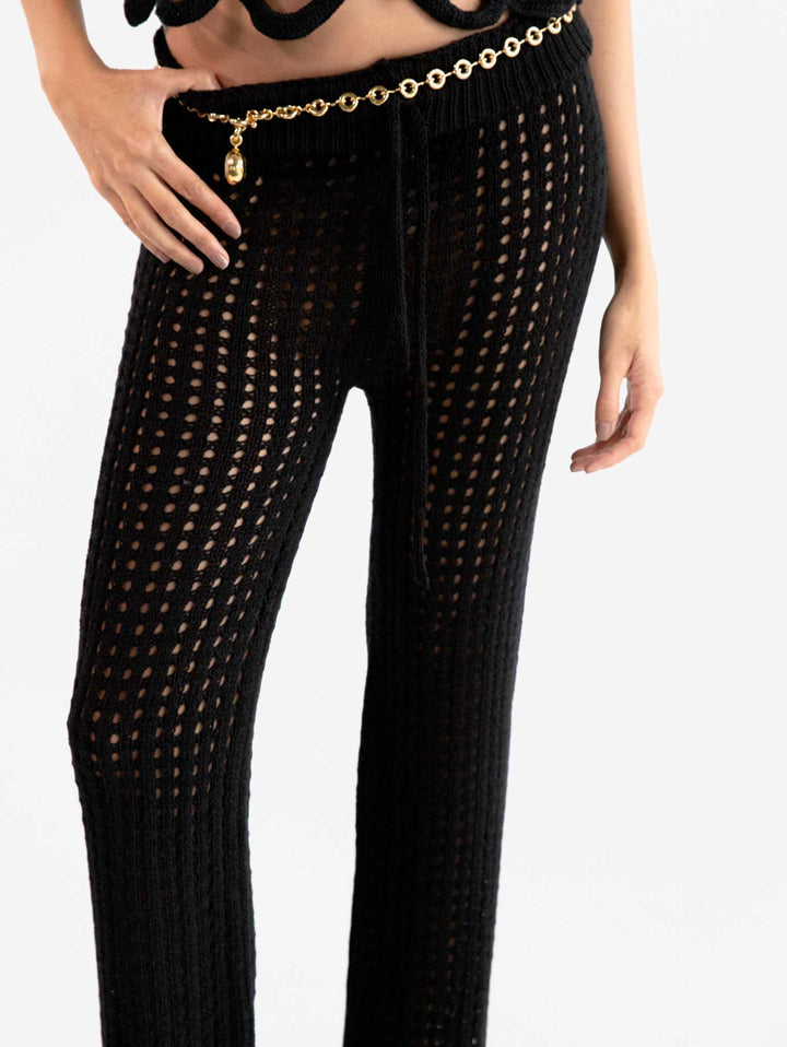 Pantalón Tejido Black