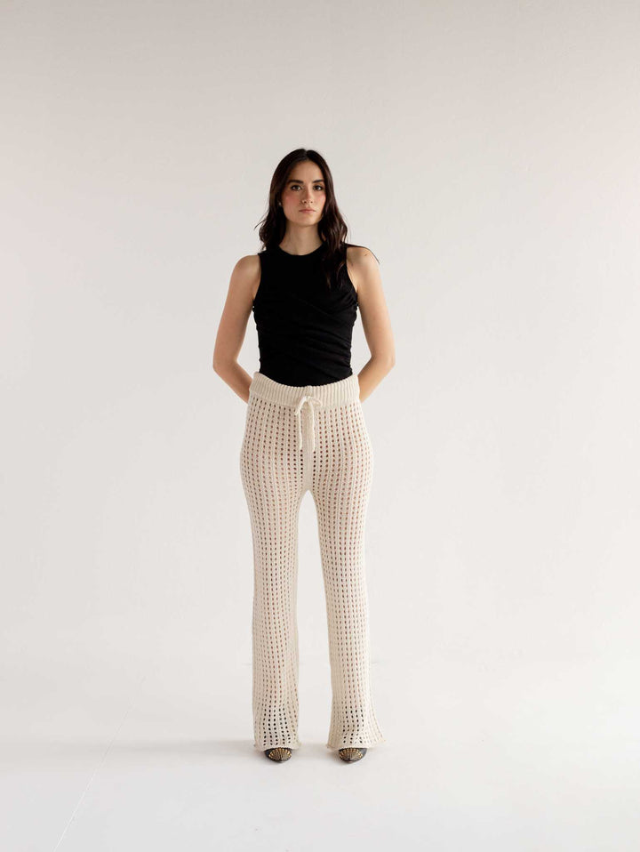 Pantalón Tejido Ivory
