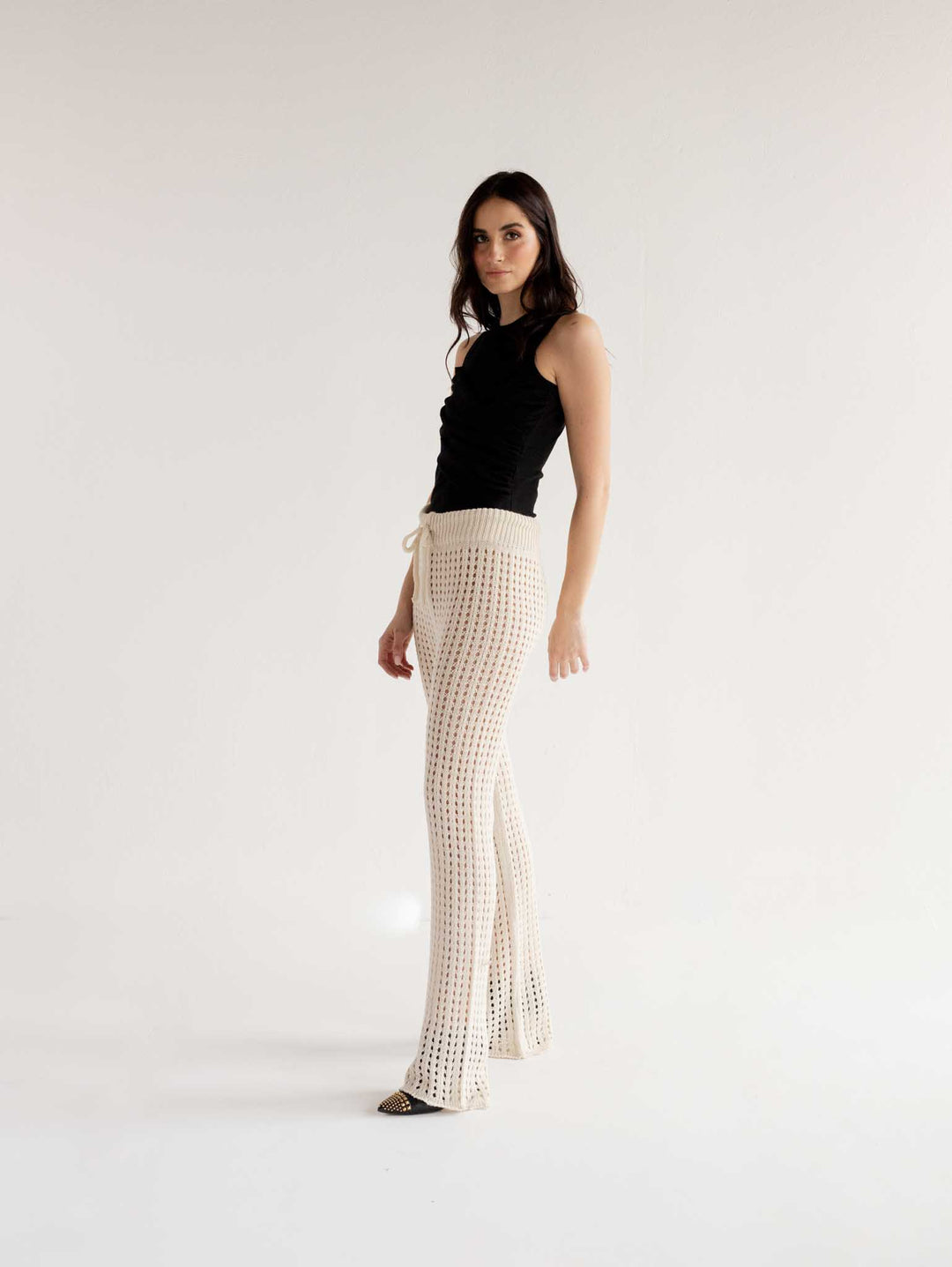 Pantalón Tejido Ivory