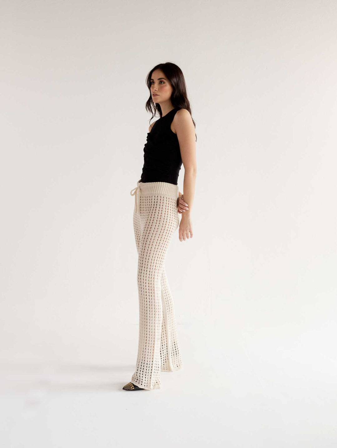 Pantalón Tejido Ivory