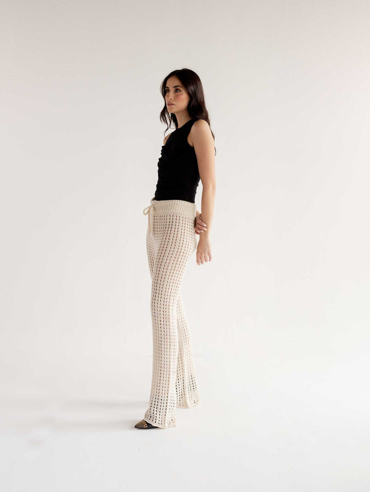 Pantalón Tejido Ivory
