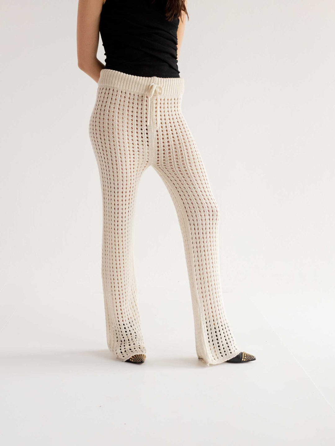 Pantalón Tejido Ivory