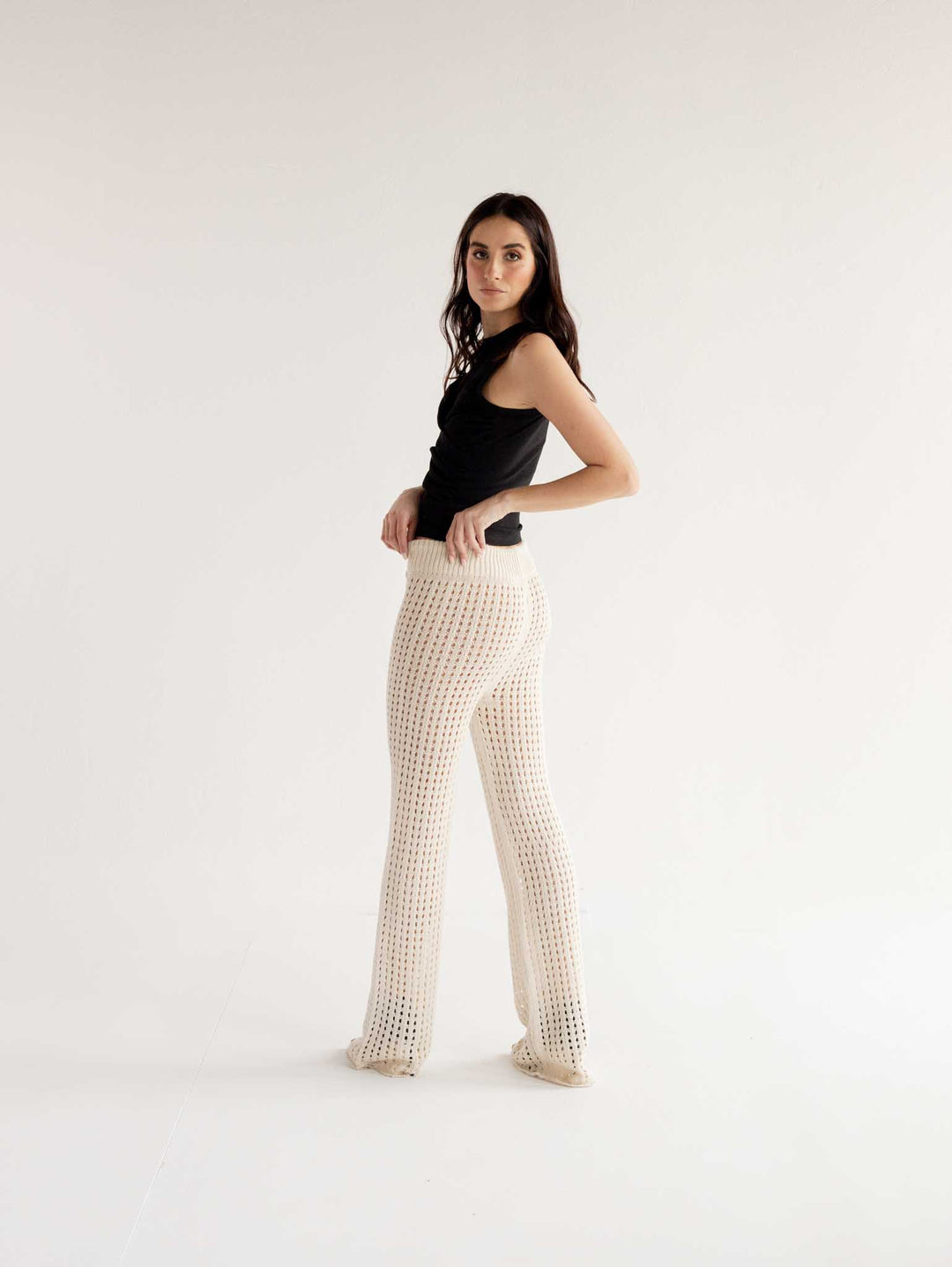 Pantalón Tejido Ivory